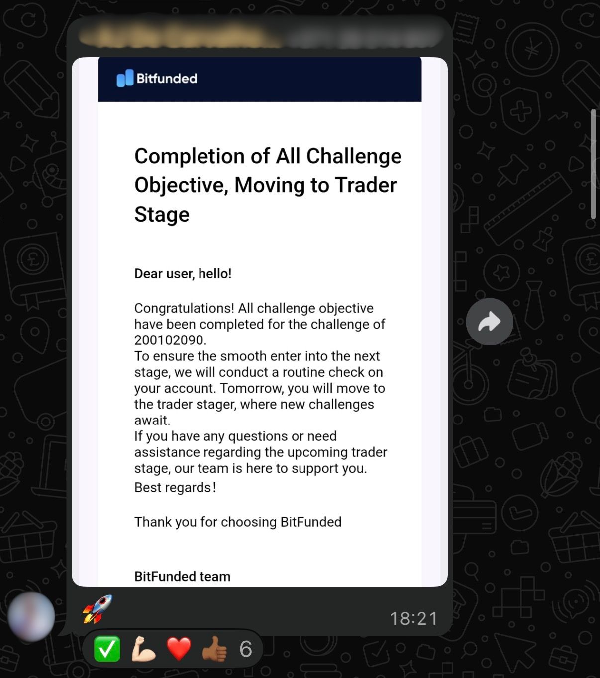 AJ De Carvalho: Completion of All Challenge Objective, Moving to Trader Stage
